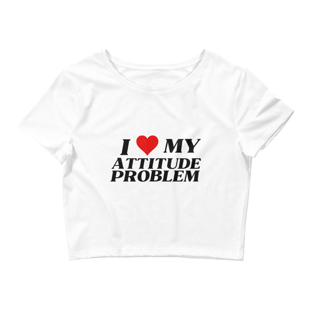 I Love My Attitude Problem baby tee