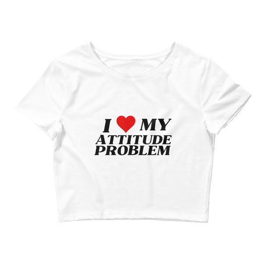 I Love My Attitude Problem baby tee